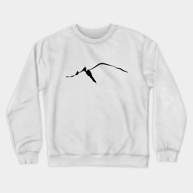 Chamonix Mont blanc et Aiguille du Midi leewarddesign Crewneck Sweatshirt by leewarddesign